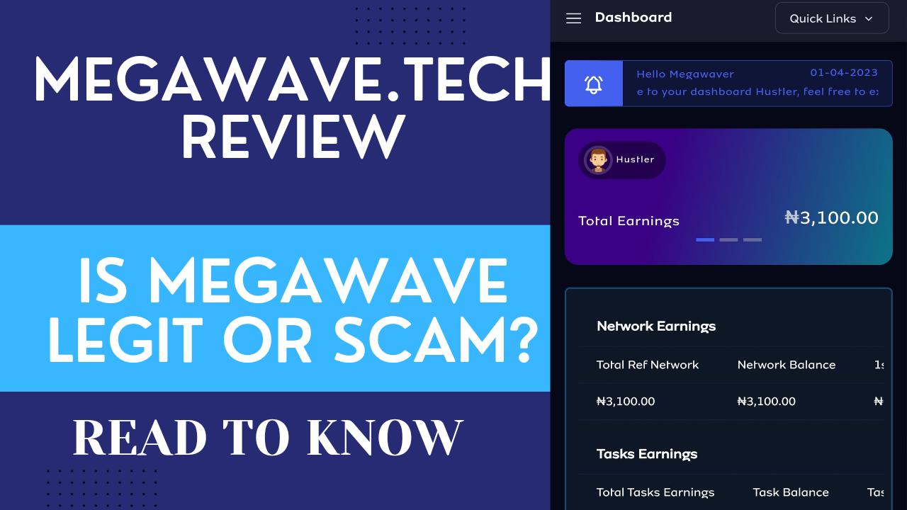 Megawave.tech Review: Registration, How it works, Legit or Scam?